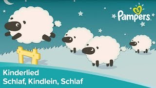 Schlaf Kindlein Schlaf Kinderlieder zum Anhören und Mitsingen  Pampers [upl. by Natka56]