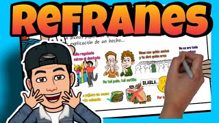 📚 Los REFRANES para NIÑOS de PRIMARIA con su SIGNIFICADO [upl. by Arekat]