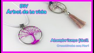 Dijes árbol de la vida con alambre ¡Diy Reto [upl. by Eiramalegna]