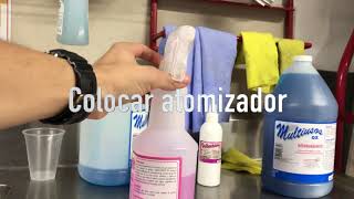 Como utilizar el Sanitizante [upl. by Atwood744]