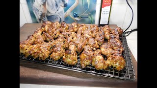 honey peanut glazed chicken wings  oven baked  Aussie girl can cook [upl. by Worra662]