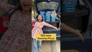 ₹50 mein dominos 😵 Ad Shorts dominos [upl. by Eduino737]