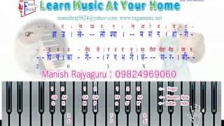 Raga  Kafi  Aaj Khelo Shyam Sang Hori  Singing And playing Independently By Manish Rajyaguru [upl. by Kciderf754]