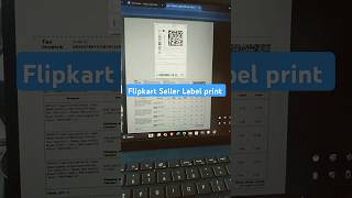 Flipkart seller order Label print process flipkart motivation flipcartseller ecommerce [upl. by Aniuqahs]