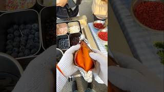 Baked sweet potatoes and roasted pears streetfood foodie tasty food delicious deliciousfood [upl. by Carlock]