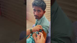 How to give im injection injection shortvideo shorts trending trendingshorts doctor funny [upl. by Wailoo]