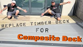 How To Install Composite Decking  Picture Frame Border  Easy DIY Guide [upl. by Eveiveneg873]