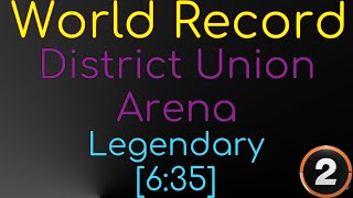 WORLD RECORD Legendary District Union Arena Speedrun 635 [upl. by Euqinotna]