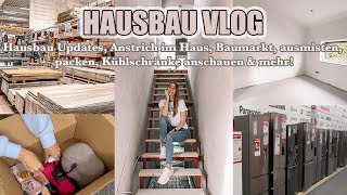 Weekly Vlog🏡Hausbau Updates Anstrich im Haus Baumarkt ausmisten Kühlschränke amp mehr StefanieLe [upl. by Mendelsohn762]