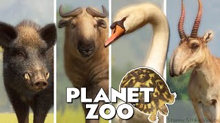 The 180 ANIMALS when Planet Zoo DLC Eurasia Pack Released December 2023 [upl. by Anivlek]