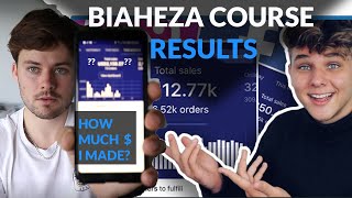 My Results From The BIAHEZA Dropshipping Course [upl. by Clementius448]