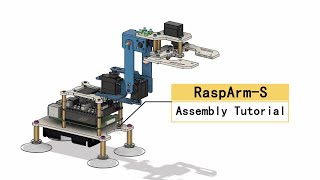 Adeept RaspArmS Robotic Arm Kit for Raspberry Pi Assembly Tutorials [upl. by Selmore]