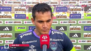 Jairo Vélez quotMe comí un penal que hubiese cambiado la historia del partidoquot I Liga 1 [upl. by Marozas]