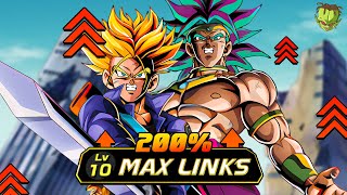 ASI TODOS los FREE TO PLAY BROLY amp TRUNKS LR 200 SHOWCASE  Dokkan Battle [upl. by Jeannie636]