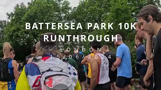 Running a 10k race at Battersea Park London [upl. by Batchelor]