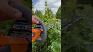 RIDGID 18V Hedge Trimmer [upl. by Ecnerol434]