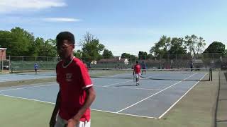 LHS Boys Varsity Tennis vs Hightstown 052118 [upl. by Dobson333]