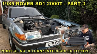 1985 Rover SD1 2000T  Part 3  Engine bay modifications [upl. by Acimot8]