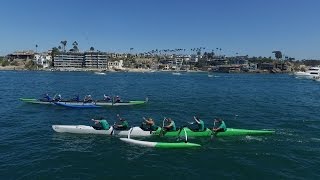 2016 SCORA Catalina Crossing US Championships  Outrigger Race [upl. by Skippie]