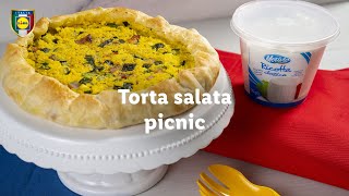 Torta salata con ricotta zafferano zucchine e pancetta affumicata  Chef in Camicia  Lidl Italia [upl. by Fabien]