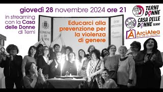 Educarci alla prevenzione per la violenza di genere [upl. by Nylirahs]