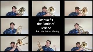 Joshua Fit the Battle of Jericho Arr Markey  Daniel Thomas Bass Trombone [upl. by Humphrey]