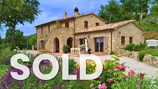 BREATHTAKING PROPERTY FOR SALE IN UMBRIA  SPECTACULAR VIEWS [upl. by Assilanna]