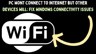 How to Fix PC Wont Connect to Internet But Other Devices Will on Windows 11 [upl. by Stulin]