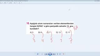 Periyodik SistemElementlerin katman elektron dağılımı [upl. by Gelya]