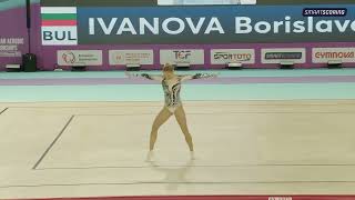 IVANOVA Borislava BUL 13th European Aerobic Championships Antalya 2023 [upl. by Neibaf265]