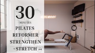 Pilates Reformer  All Levels  Full Body Strengthen  Stretch [upl. by Annabel]