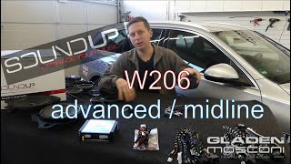 Gladen SoundUp Mercedes CKlasse W206  unboxing and installation [upl. by Amles]