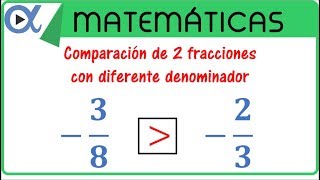 🌠 COMPARAR FRACCIONES con Diferente Denominador [upl. by Ruby]