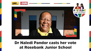 ELECTIONS2024  We should continue to entrench democracy Dr Naledi Pandor [upl. by Neirod]