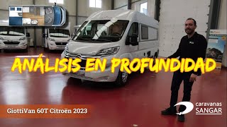 2023 GiottiVan 60T Citroën ANÁLISIS EN PROFUNDIDAD  CARAVANAS SANGAR [upl. by Gareri632]