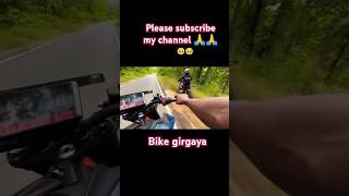 KTM bike live crash motovlog trendingvideo shortsfeedviralvideo [upl. by Rasecoiluj]