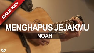 NOAH  MENGHAPUS JEJAKMU  KARAOKE AKUSTIK  LIRIK  MALE KEY [upl. by Irina162]