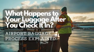 What Happens to Your Luggage After You Check It In Baggage Explained [upl. by Elonore537]