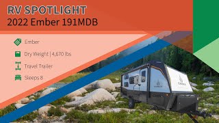 2022 Overland Series 191MDB Travel Trailer from Ember RV  Campers Inn RV [upl. by Fran700]