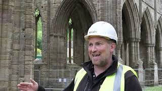 Tintern Abbey conservation part 5 recording the archaeology [upl. by Koblick187]