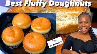 How to make Soft Fluffy amp perfect Doughnut for beginners [upl. by Walliw]