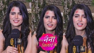 Jasmine Avasia Interview on Hansini  Tose Naina Milaaike  Dangal TV  Vishal Gandhi  GampG [upl. by Ellebana511]