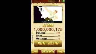 How to hack score in temple run 2 in HD [upl. by Esmerelda]