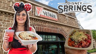 EPCOT at Disney Springs 🥢 YeSake Kiosk food review 2024 [upl. by Chatterjee72]