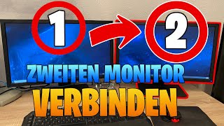 MEHRERE Monitore an EINEM PC anschließen und einrichten  Windows 7 8 10 und 11  DeutschGerman [upl. by Jacenta262]