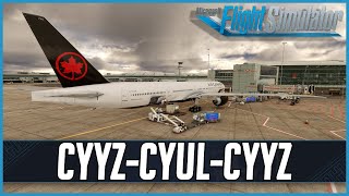 MSFS LIVE  Real World Air Canada OPS  PMDG 777300ER  UPDATED FlyTampa Toronto CYYZ v12 [upl. by Ennasor]