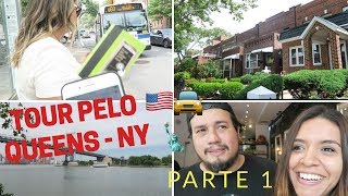 MEU BAIRRO EM NOVA YORK  Como é morar no Queens Parte 1 [upl. by Ydnil398]