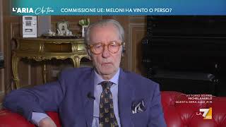 Fitto Vittorio Feltri quotFinalmente un nostro uomo siede con la gente che conta in Europa non [upl. by Elleron779]