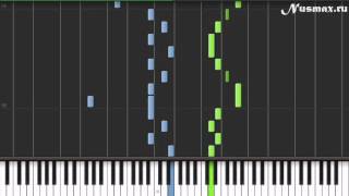 Akon  Angel Piano Tutorial Synthesia  Sheets  MIDI [upl. by Ott787]