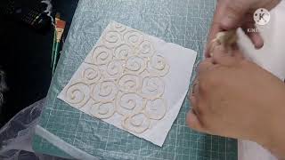 Easy Batik with Wheat Flour [upl. by Standford]